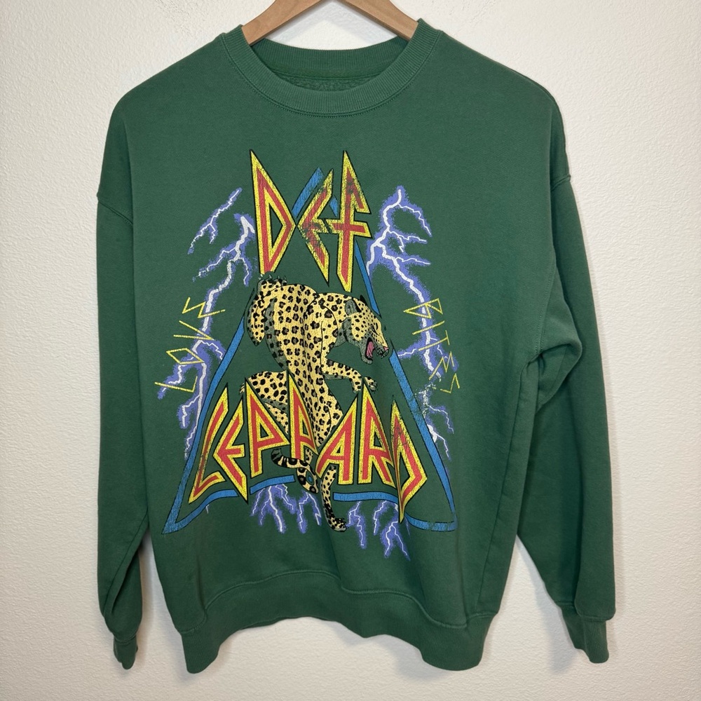 UO Def Leppard Crewneck Sweatshirt - S